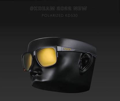 Sonnenbrille quadratisch photochrom polarisiert UV400 Wandern Camping Unisex