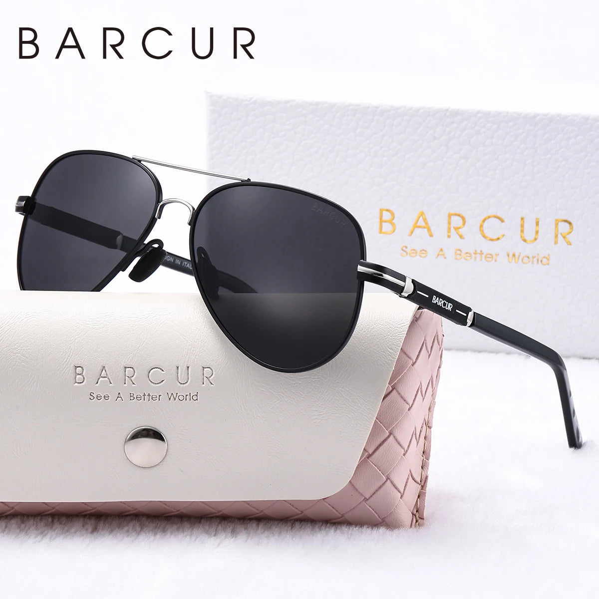 Sonnenbrille oval Party-Stil UV400 Farbkontrast polarisiert Unisex