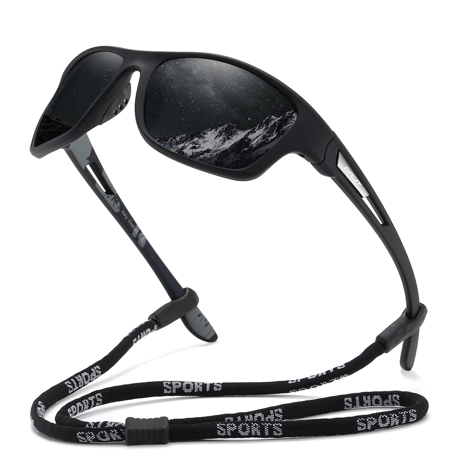 Sonnenbrille Sport polarisiert bunt UV400 Spiegel Bergsteiger Herren