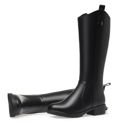 AIYUQI Women Boots Winter 2025 New Large Size Genuine Leather Women Long Boots Natural Wool Western Cowboy Boots Ladies