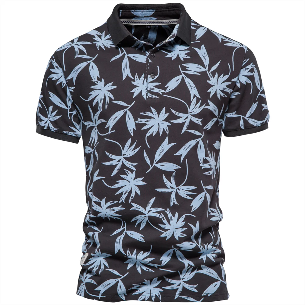 Premium Herren Poloshirt Aus Baumwolle Mit Kontrastakzent
