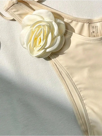 Dreiteiliges Damen-Bikini-Set im brasilianischen Stil – ideal für Strand und Pool