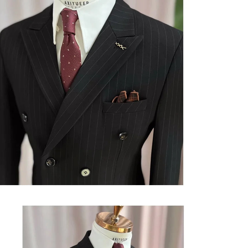 Eleganter Herrenanzug in Weiß – Slim Fit mit Blazer, Weste und Hose für Hochzeit oder Party