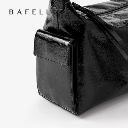 Praktische Echtledertasche Leichte Schultertasche Für Damen