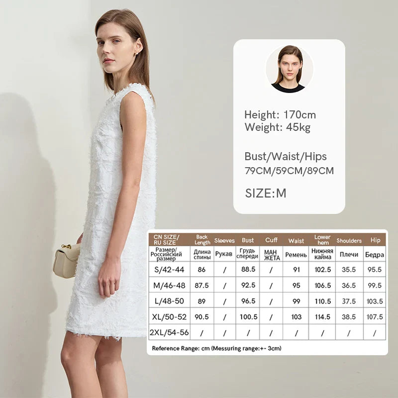Ärmelloses A-Linien-Spitzenkleid für Damen – elegant und romantisch