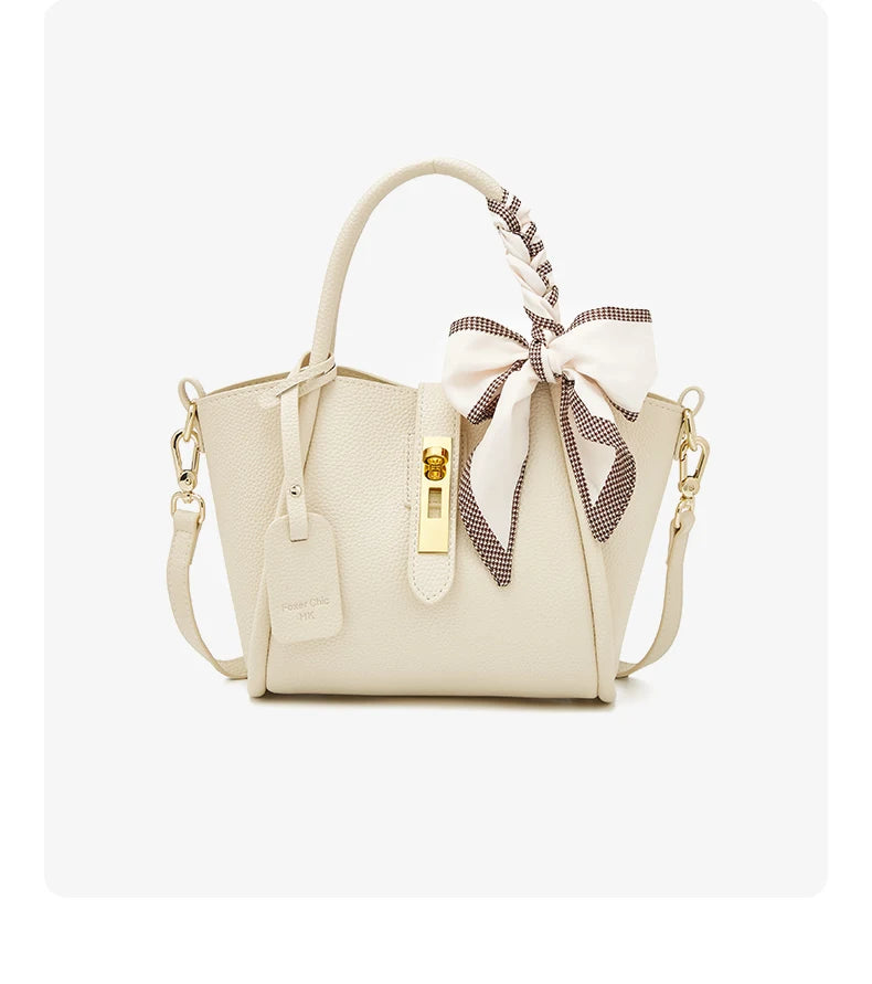 Damen Handtasche aus Split-Leder im Crossbody-Stil Luxus