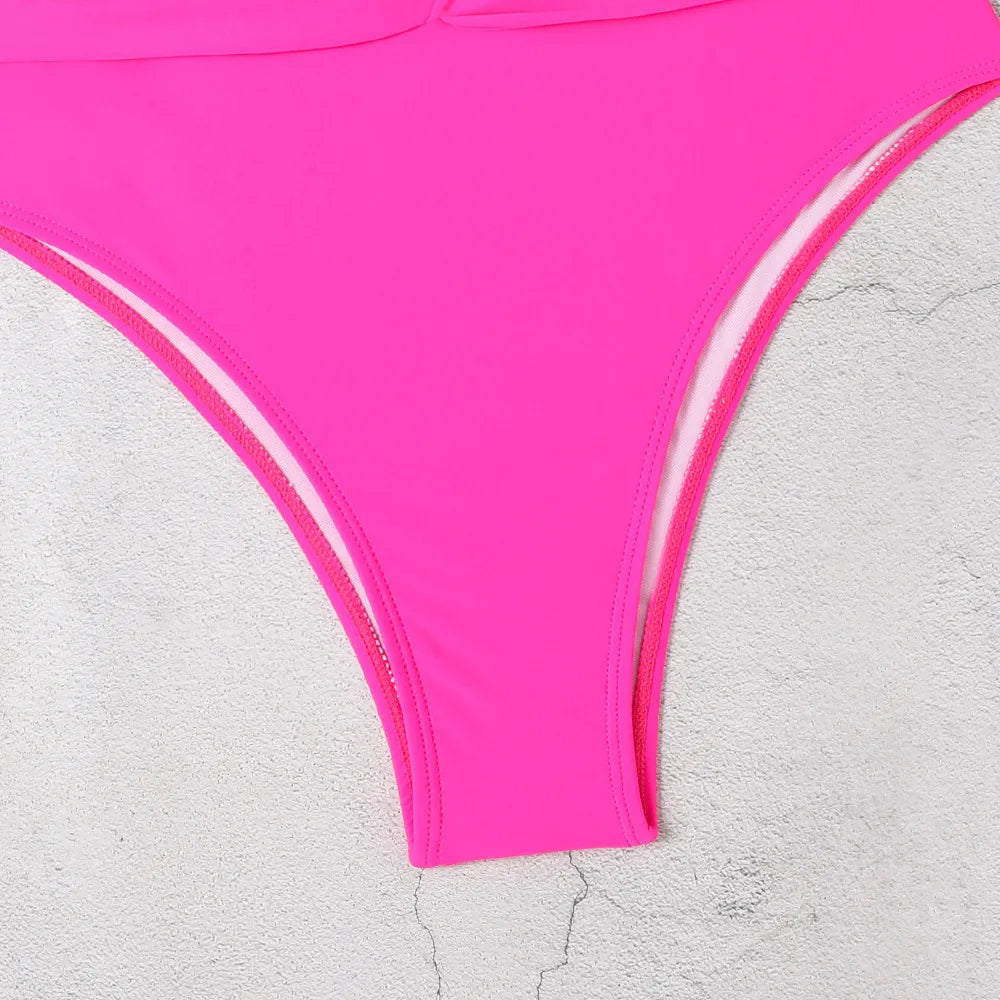 Sexy Damen-Bikini-Set mit Bräunungseffekt – dreiteiliges Badeanzug-Set für Strand und Pool