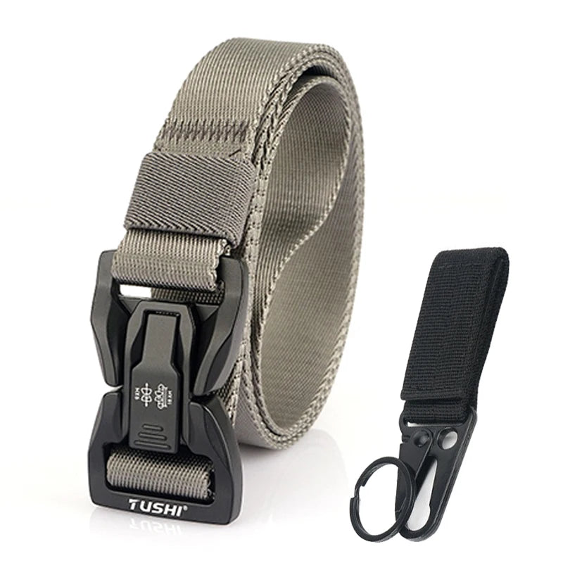 VATLY Techwear Nylon-Gürtel 2,5 cm Schnellverschluss Unisex Taktisch
