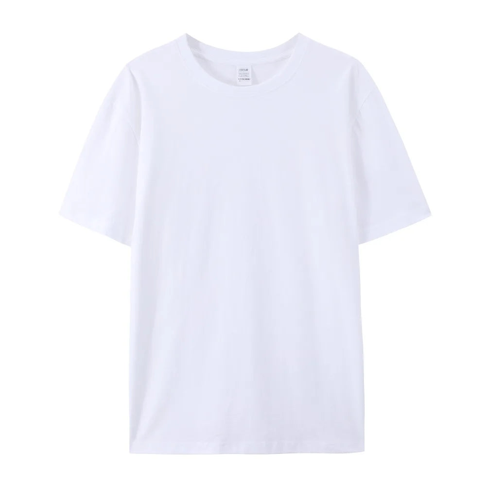 Herren Baumwolle T Shirt Leichter Oversize Schnitt Casual Sommer