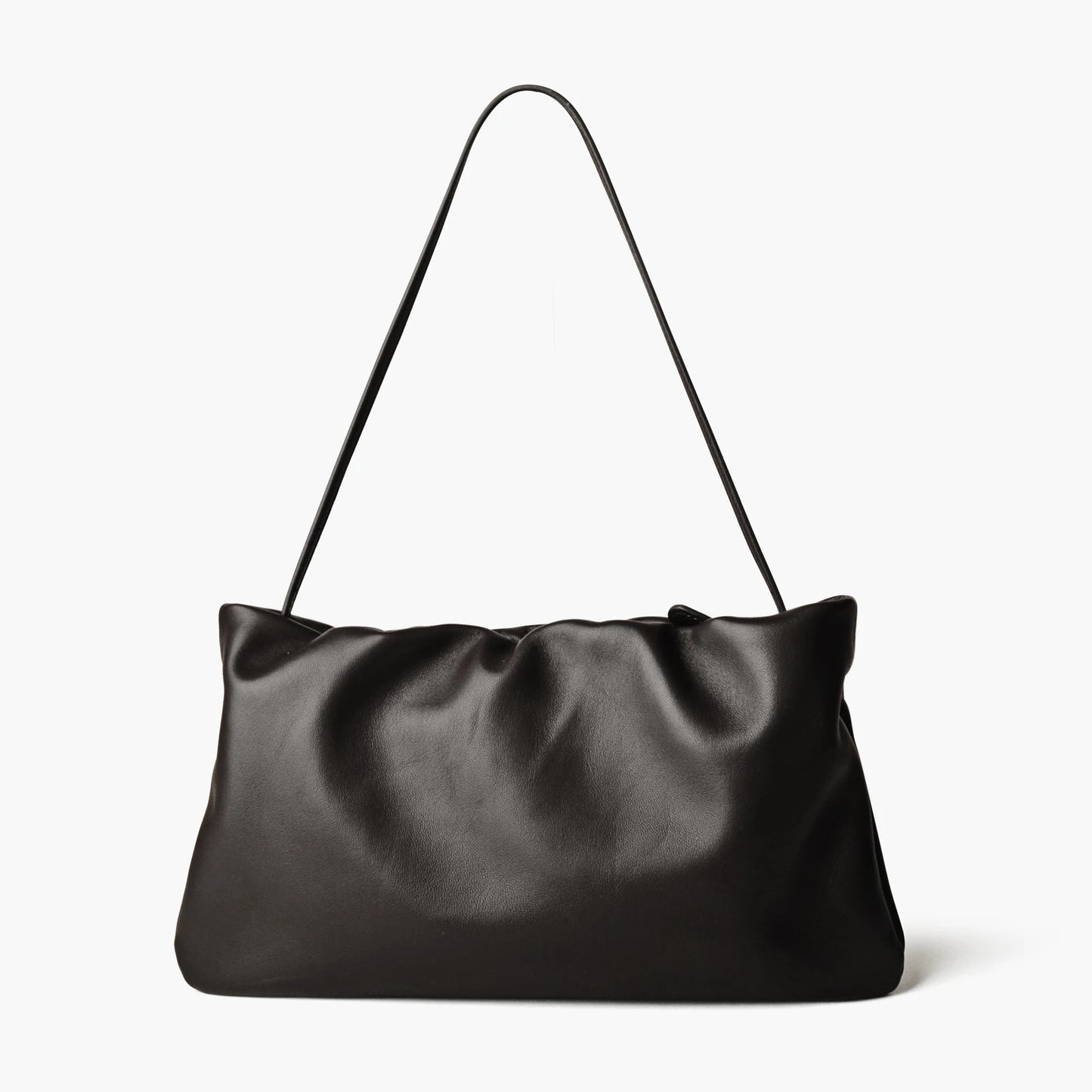 Lammleder-Handtasche | Cloud-Falt-Form, Top-Handle