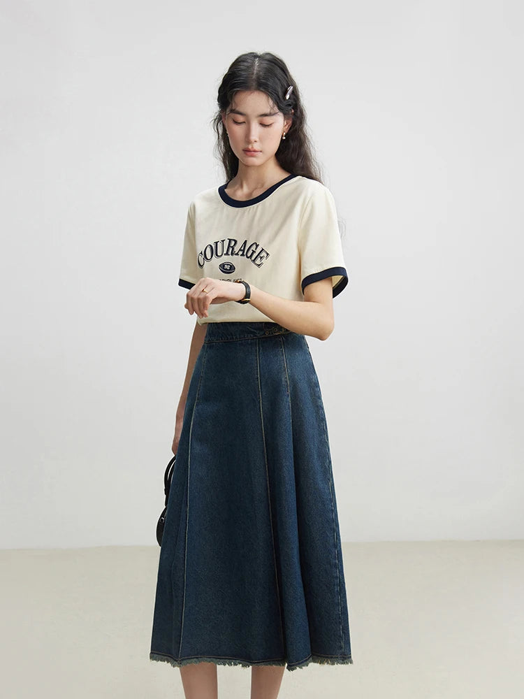 Elegantes Damen-Shirt im neuen chinesischen Stil mit einzigartigem Druckdesign und V-Ausschnitt – lockeres, vielseitiges Sommer-Top für den Alltag.