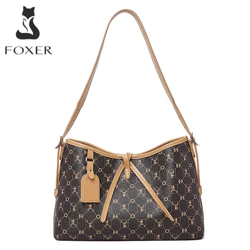 Damen Schultertasche Aus PVC Mit Reißverschluss Mode Signatur Geschenk