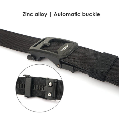 Herren-Taktischer Gürtel IPSC-tauglich aus Nylon mit Metall-Schnalle, Outdoor-Einsatz