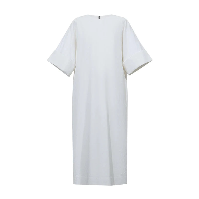 Elegantes Chinesisches Damenkleid Mit Schleife Aus Jacquard