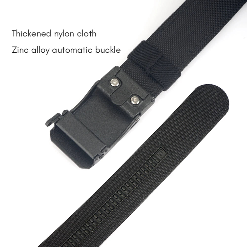 Herren-Taktischer Gürtel aus robustem 1100D-Nylon mit matte Metall-Schnalle für Alltag und Outdoor