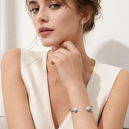 Damen-Armband Discokugel Glamour aus Sterlingsilber