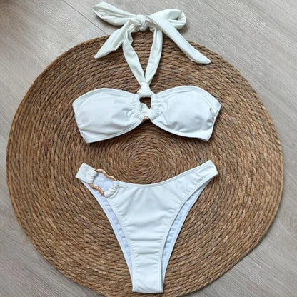 Sexy Push-Up-Bikini-Set für Damen – Brasilianischer Stil