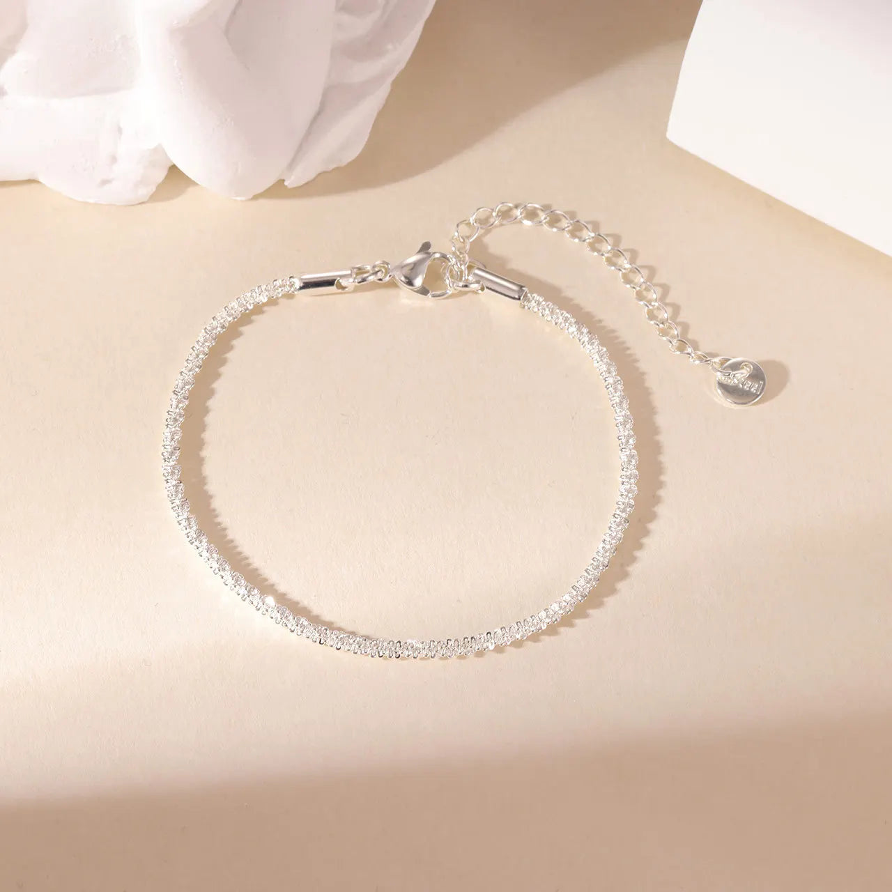 Damen-Kettenarmband funkelnd aus Edelstahl