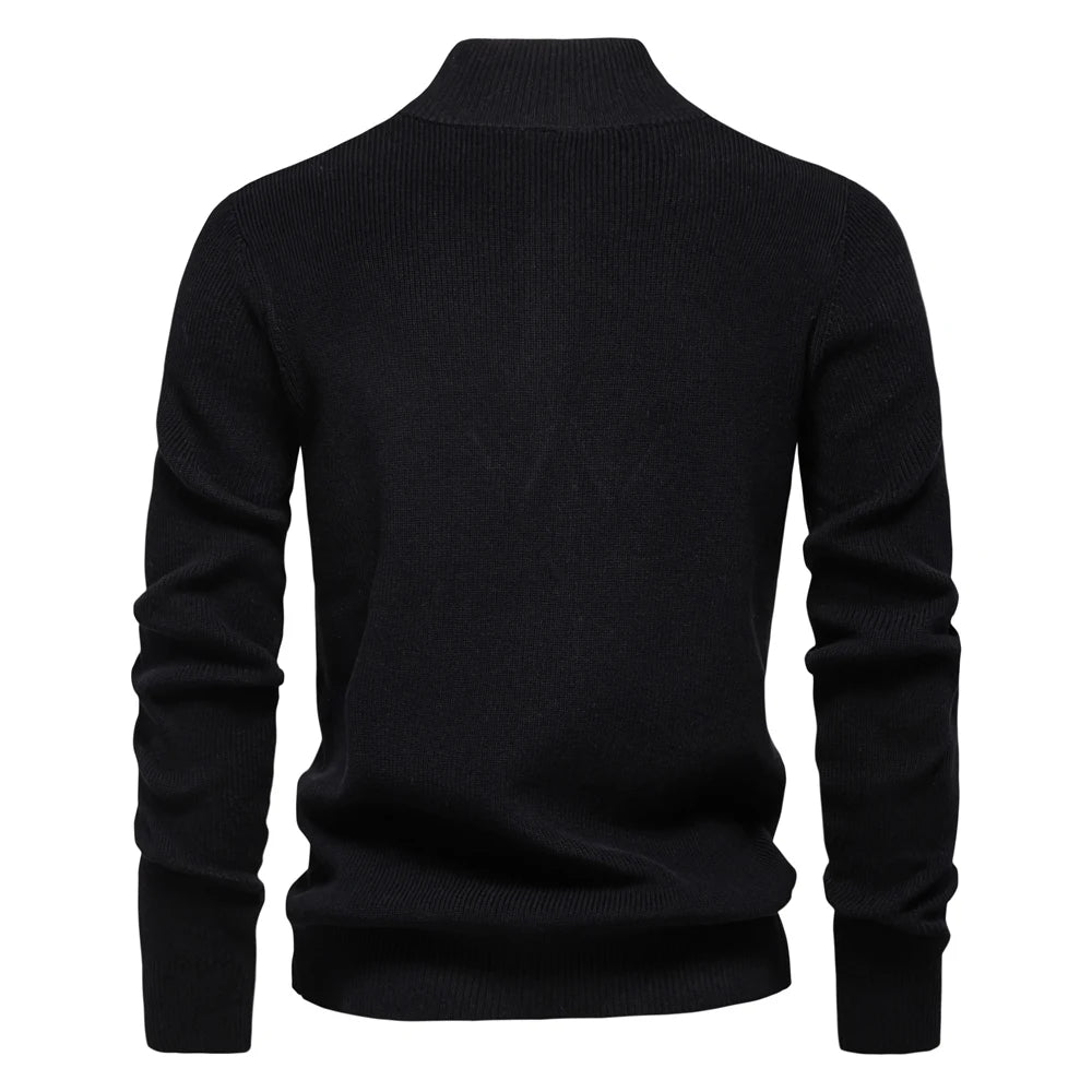 Herren Pullover im lässigen Stil mit Rollkragen für Herbst und Winter