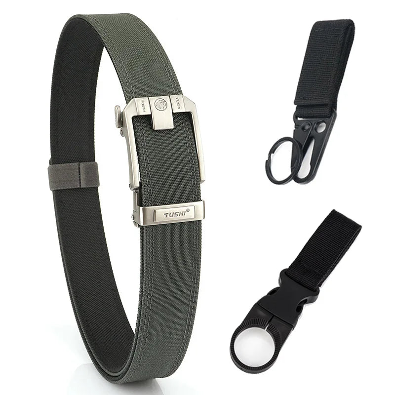 Herren-Taktischer Gürtel Aus 1100D Nylon Mit Robuster Metallschnalle Für Outdoor, Militär Und Arbeit