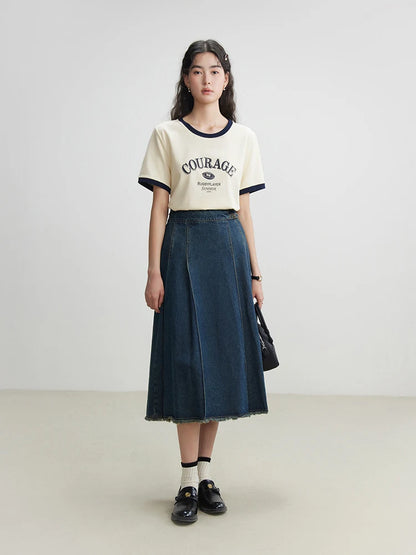Elegantes Damen-Shirt im neuen chinesischen Stil mit einzigartigem Druckdesign und V-Ausschnitt – lockeres, vielseitiges Sommer-Top für den Alltag.