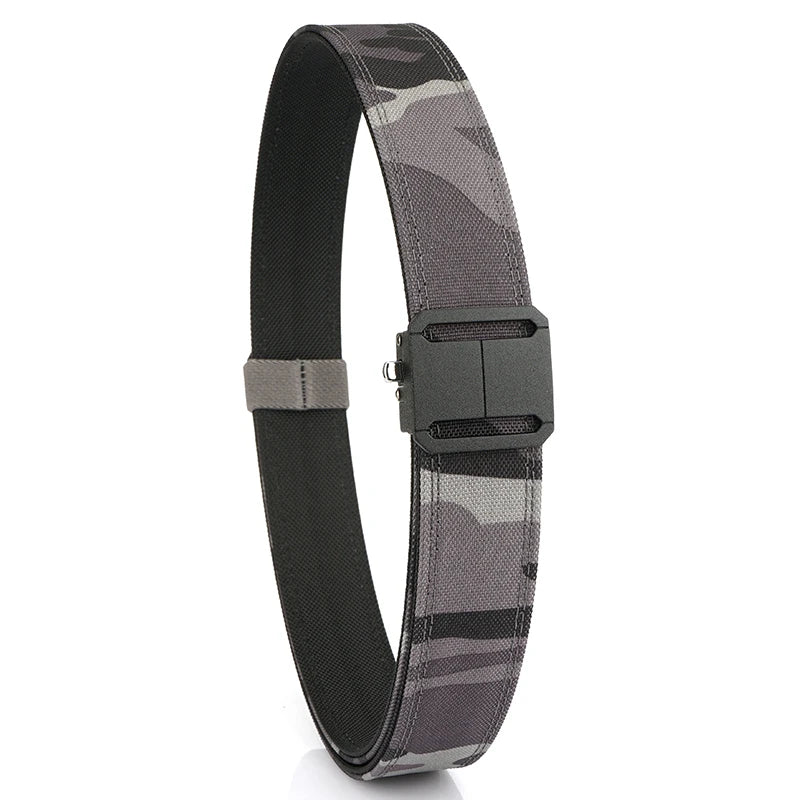 Herren-Taktischer Gürtel mit automatischem Schnallenverschluss aus Nylon Outdoor und Alltag