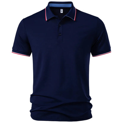 Premium Herren Poloshirt Atmungsaktiv Feuchtigkeitsableitend Büroalltag