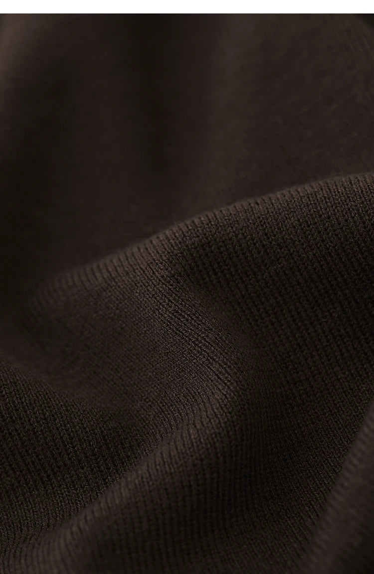 Damen-Strickjacke lang Seide-Wolle Umlegekragen locker Herbst