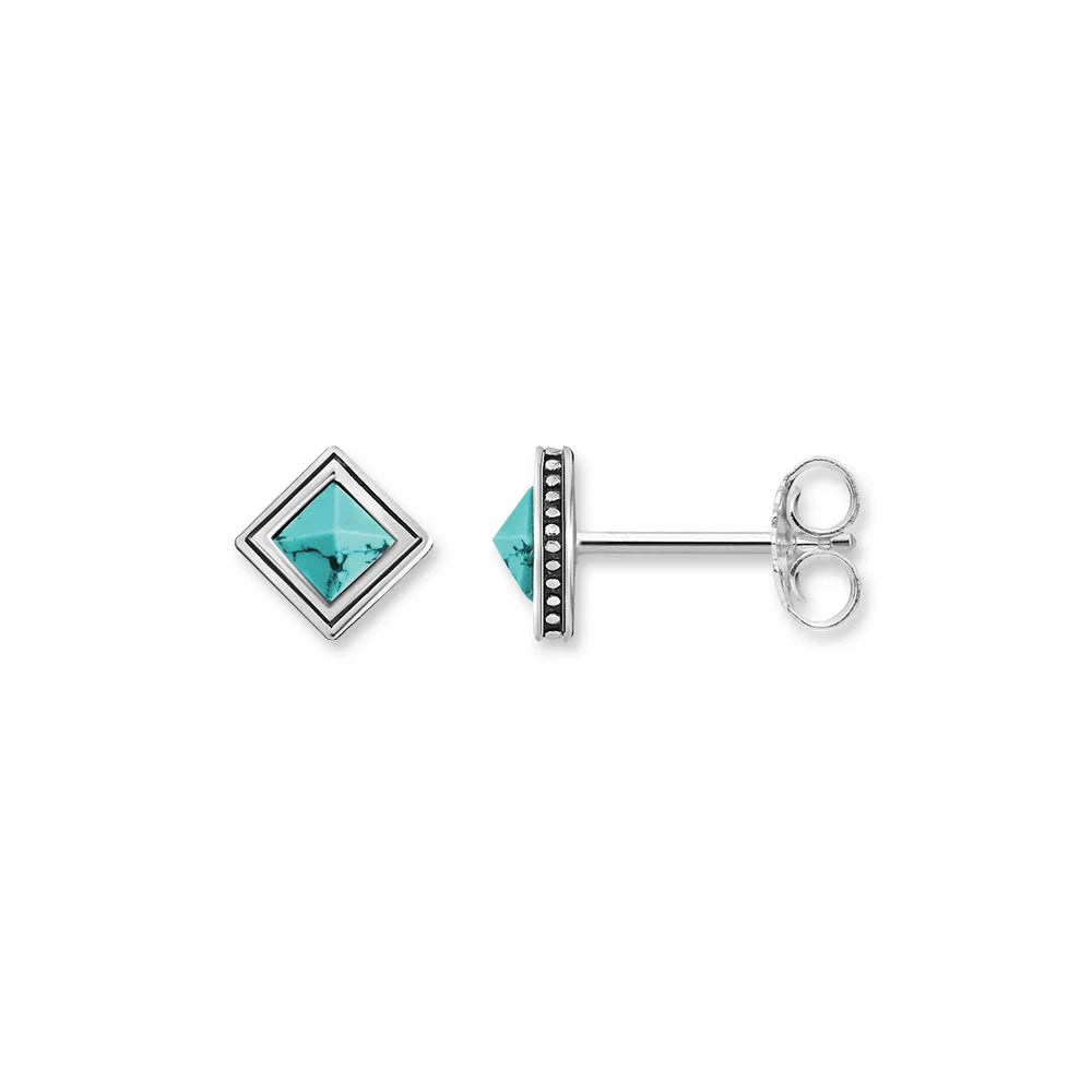 Damen-Ohrstecker Afrika ethnisch 925 Sterlingsilber