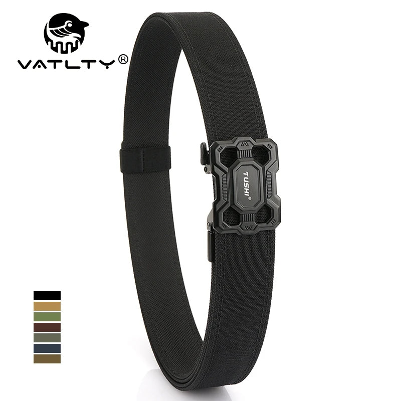 Herren-Taktischer Gürtel aus Nylon mit Robuster Metall-Schnalle Länge 110 bis 120 cm