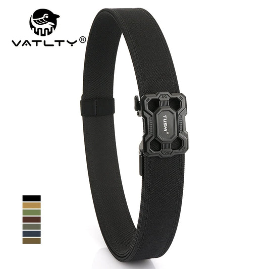 Herren-Taktischer Gürtel aus Nylon mit Robuster Metall-Schnalle Länge 110 bis 120 cm