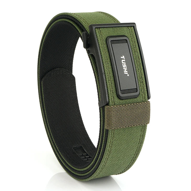 Herren-Taktischer Gürtel Mit Metall-Schnalle Für Outdoor-Einsatz 3,8 cm Breite Aus Polyester