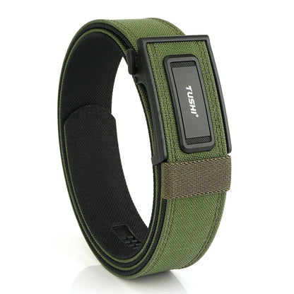 Herren-Taktischer Gürtel Mit Metall-Schnalle Für Outdoor-Einsatz 3,8 cm Breite Aus Polyester