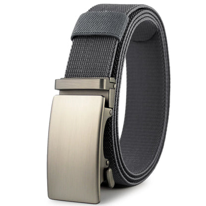 Herren Stretch Elastik-Gürtel 3,6 cm Automatik-Schnalle Golf Sport Übergrößen 115–135 cm