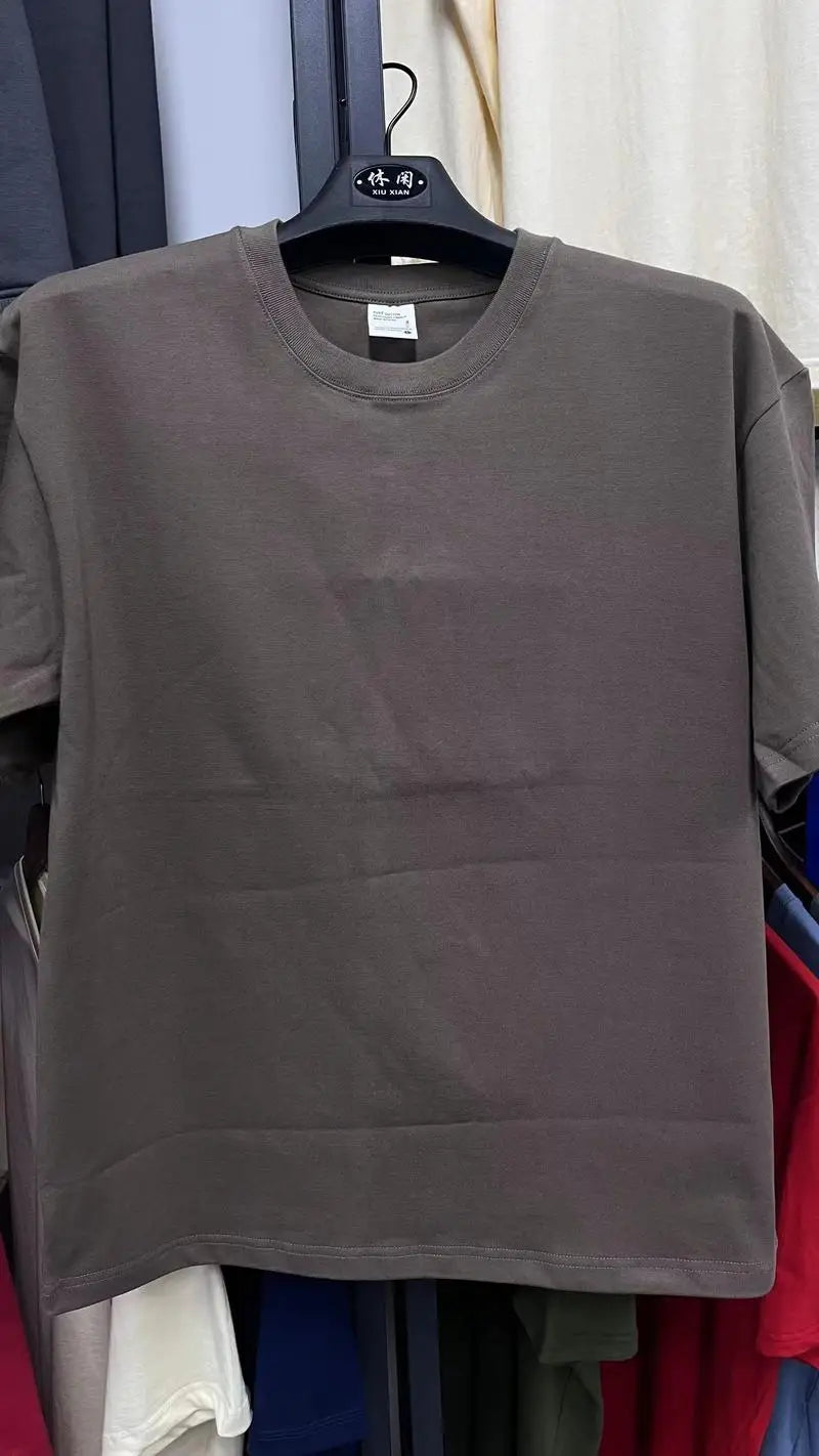 Herren Oversize T-Shirt aus 100 Prozent Baumwolle mit kurzer Armform