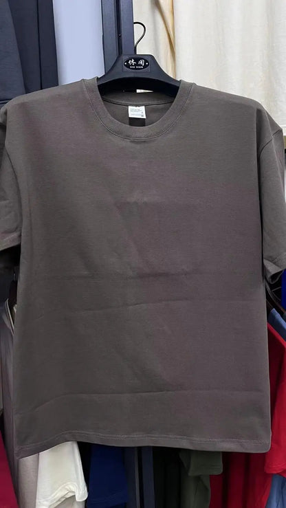 Herren Oversize T-Shirt aus 100 Prozent Baumwolle mit kurzer Armform