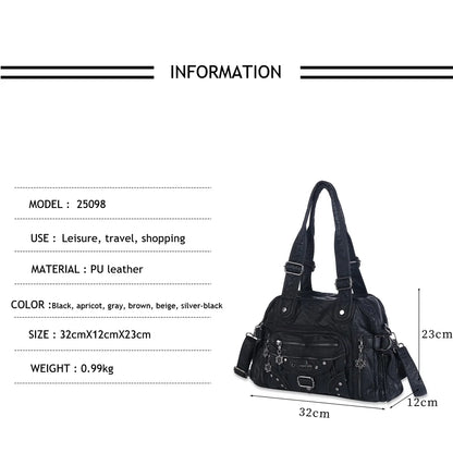 Damen-Handtasche Großes Fassungsvermögen Mit Top-Handle Stil Und Weiche Verarbeitung