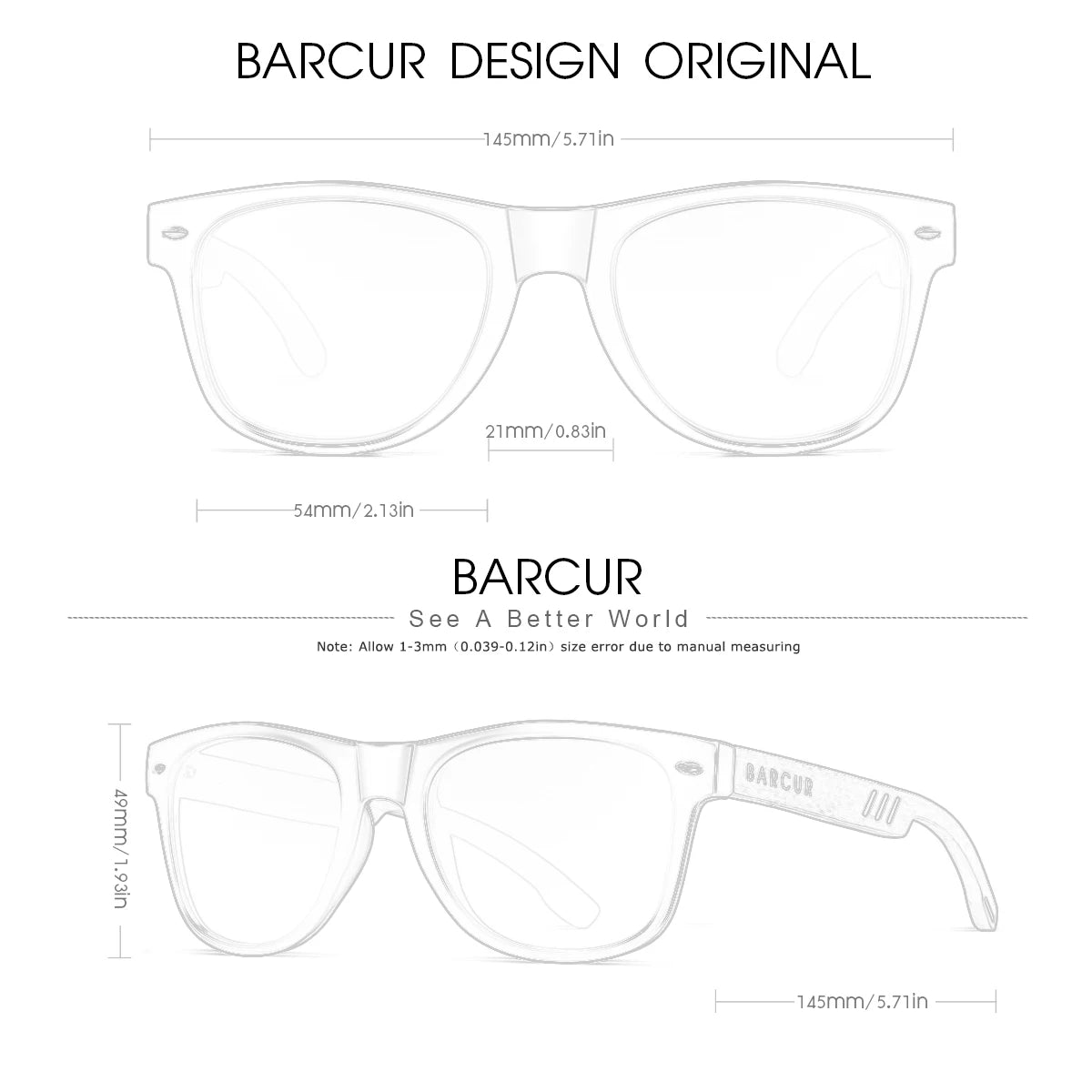Sonnenbrille Holz Walnuss polarisiert UV-Schutz Design Herren Damen B