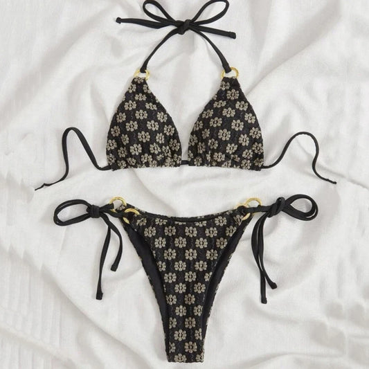 Weißer Push-Up-Bikini im brasilianischen Stil für Damen – ideal für Strand und Pool