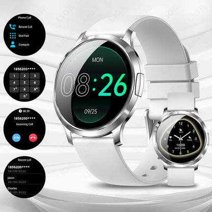 Damen Smartwatch mit 1,32 Zoll Touchscreen für Sport und Fitness