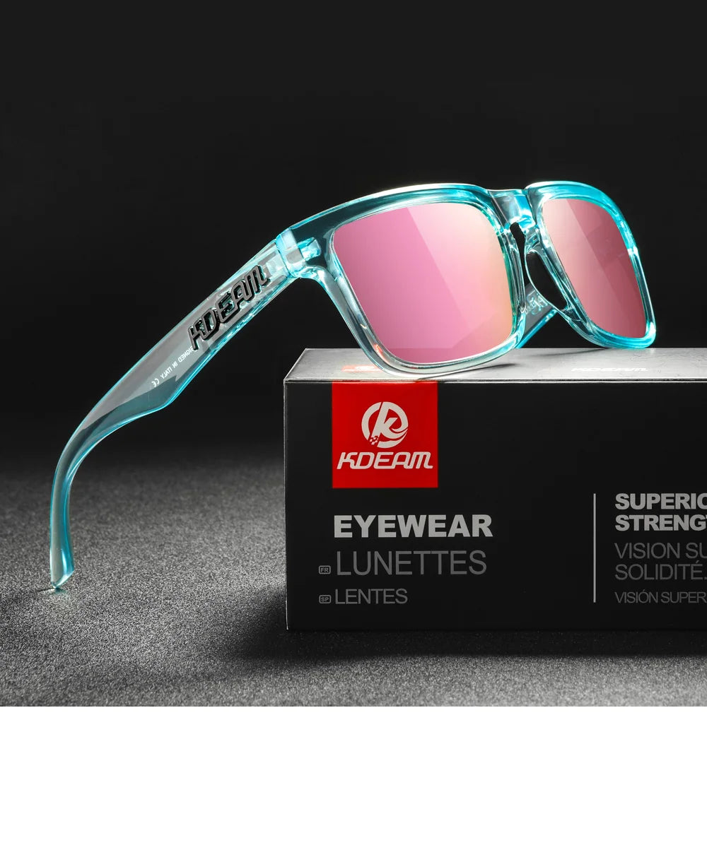 Sonnenbrille Outdoor polarisiert Farbverlauf winddicht Standardgröße Unisex