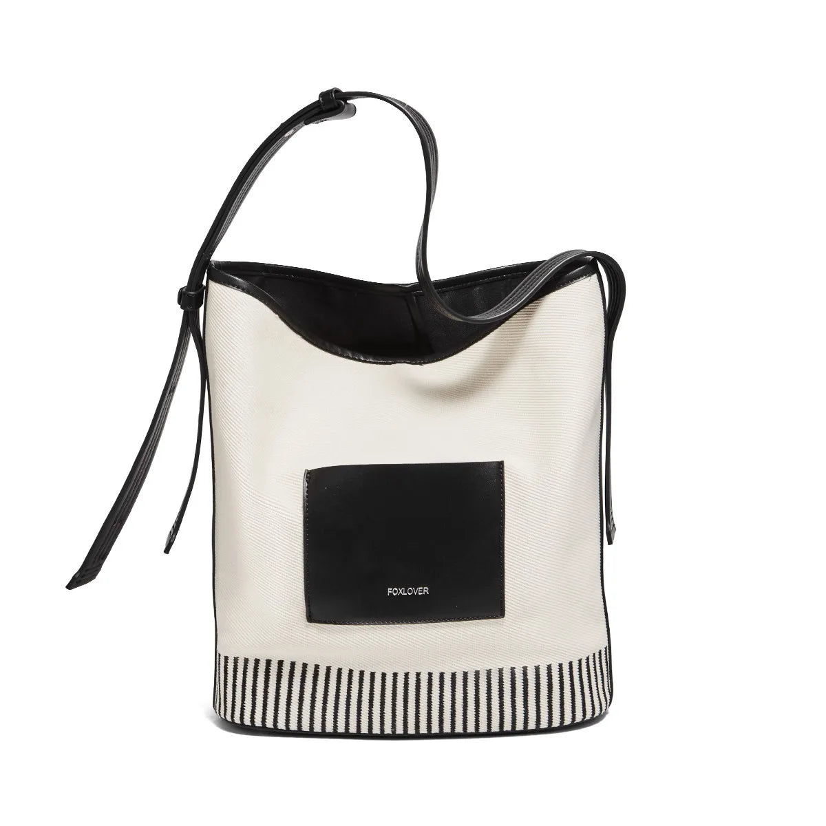 Damen Schultertasche aus veganem Leder – Große Beuteltasche für Büro und Alltag