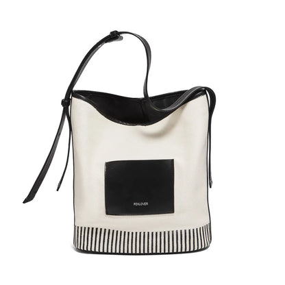 Damen Schultertasche aus veganem Leder – Große Beuteltasche für Büro und Alltag