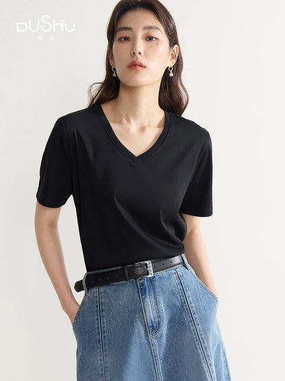 Lässiges Damen-T-Shirt in Übergröße mit Rundhalsausschnitt und kurzem Ärmel – bedrucktes, luftiges Design für den Sommer