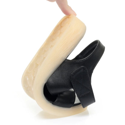 Damen Sandalen Flach Rutschfest Römisch