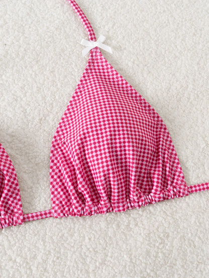 Glamouröses Push-up-Bikini-Set für Damen mit brasilianischem Schnitt – perfekt für Strand und Pool