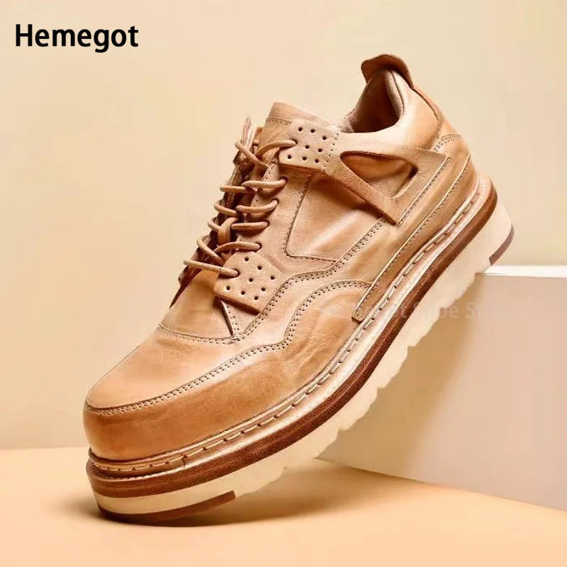 Schnürschuhe aus Echtleder für Herren – klassisch & bequem