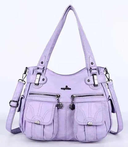 Damen-Handtasche Multifunktionale PU-Tasche Großes Fassungsvermögen Alltagsbegleiter