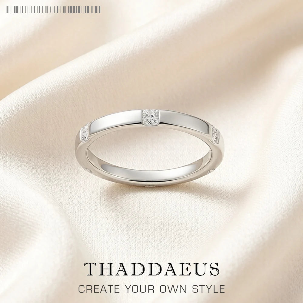Damen-Ring bunte Steine Weihnachten II aus Sterlingsilber