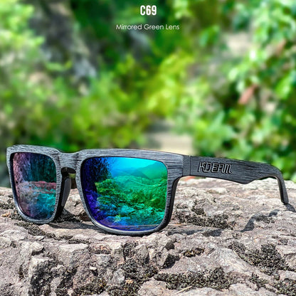 Sonnenbrille Outdoor polarisiert Farbverlauf winddicht Standardgröße Unisex